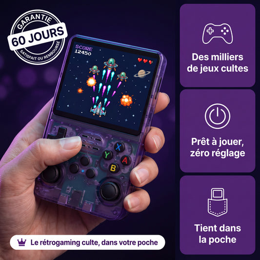 Console Rétro Portable GAMYKA – Écran IPS 3,5" et des milliers de jeux