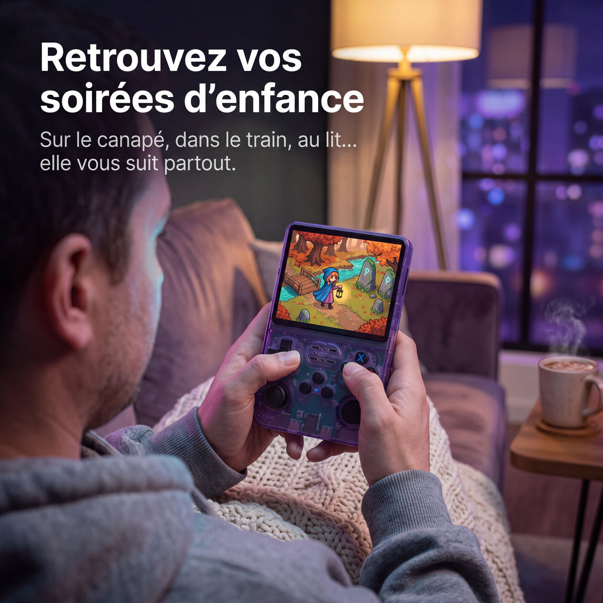 Console Rétro Portable GAMYKA – Écran IPS 3,5" et des milliers de jeux