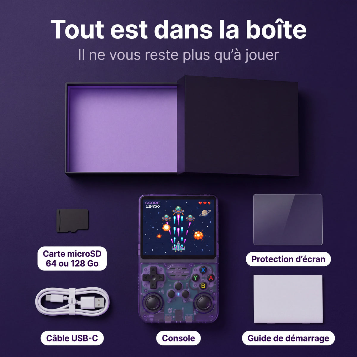 Console Rétro Portable GAMYKA – Écran IPS 3,5" et des milliers de jeux